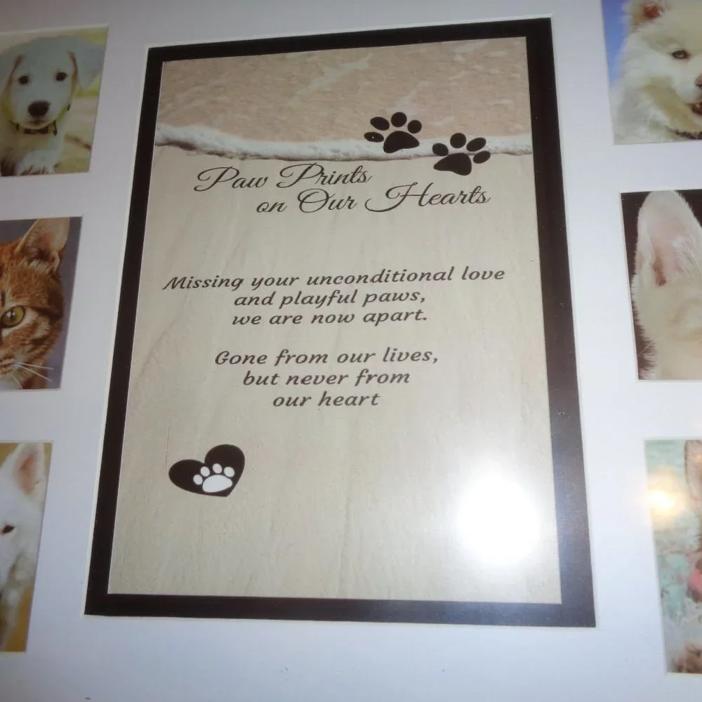 Pet Memorial Collage Frame Dog Cat
